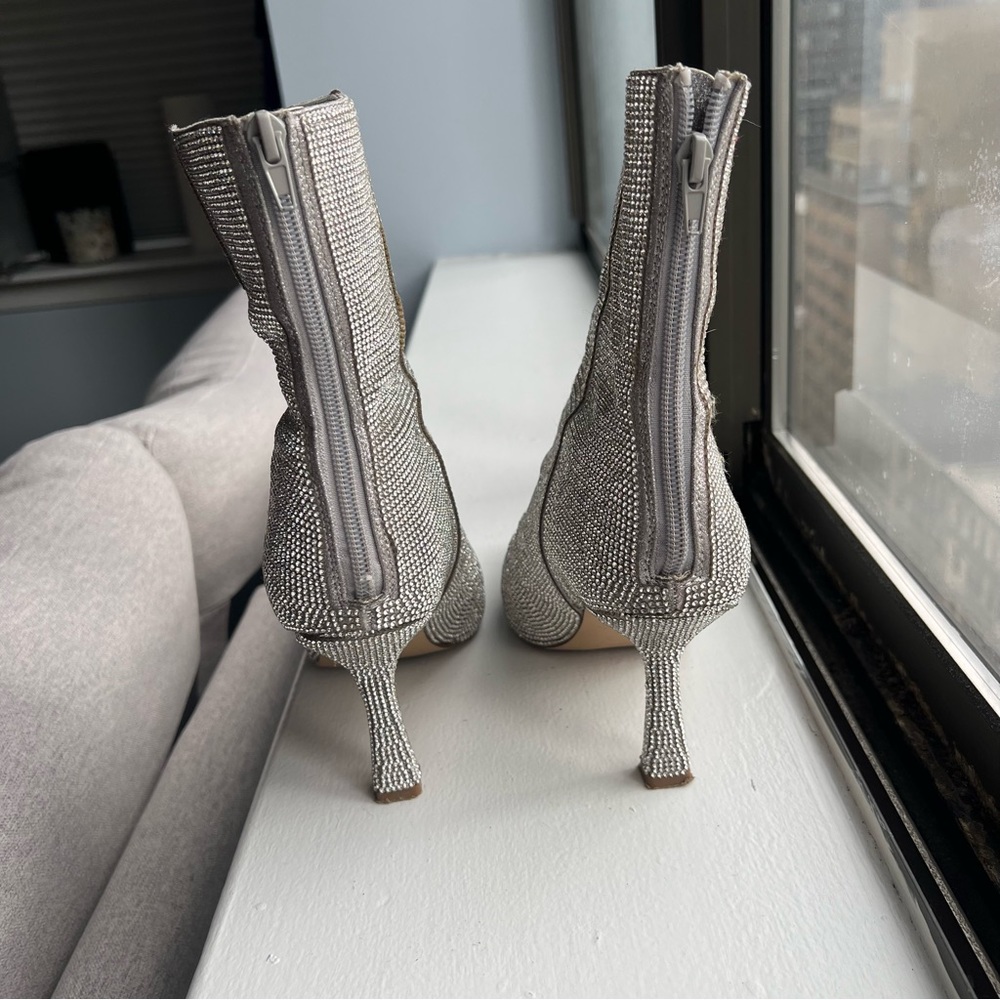 Aqua Rhinestone Booties - Picture 7 of 9